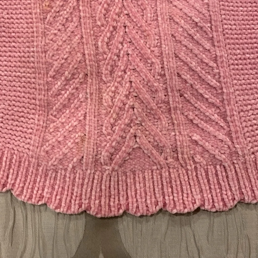 Kid’s Clothe’s Pink Sweater Girls size 7/8 Velour - Picture 6 of 10